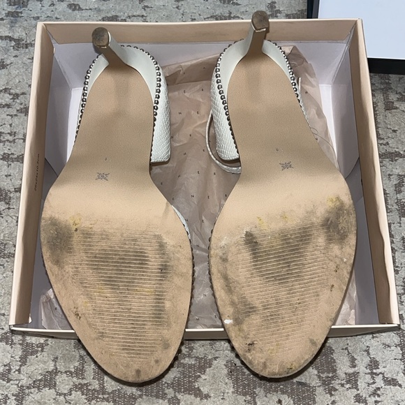 BCBG white Jessika dress sandals - Size 10 - Picture 7 of 8